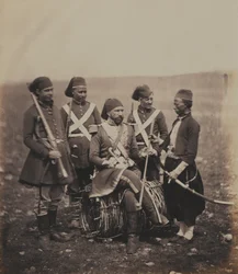 Ismail Pasha (1830-95) og ledsagere